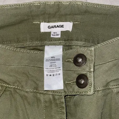 Garage Mini Skirt W/ Cargo Pockets (Deep Lichen Green)