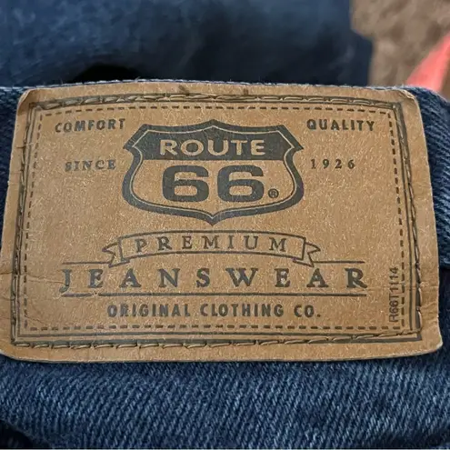 Route 66 Vintage 90s High Rise Destroyed Mom Jeans Grunge 9/10 Blue