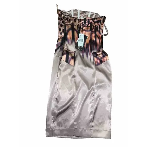 Roberto Cavalli Silk Logo Corset Cavalli Dress Nwt designer luxury evening fall party formal