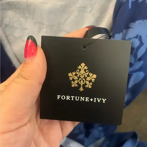 Fortune + Ivy 🔹🔹🔹 irene faux wrap brushed knit maxi dress 🔹🔹🔹