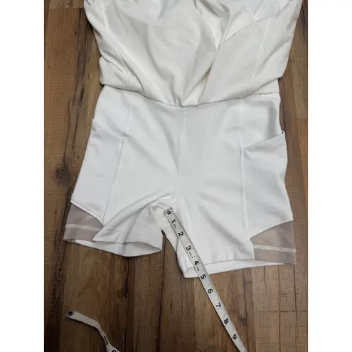 Lululemon ‎ Court Crush Tennis Dress White Size 2 Crossback Built-In Shorts