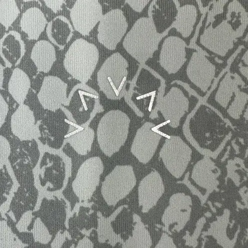 Varley Estrella Latelux Gray Rattlesnake Leggings Womens M High Waist Athleisure