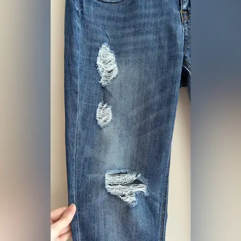 Dollhouse  Charley Women's Distressed Blue Jeans, Size 11