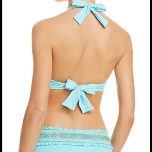 Bleu Rod Beattie New. aqua smocked bikini. 12/8. Retails $169