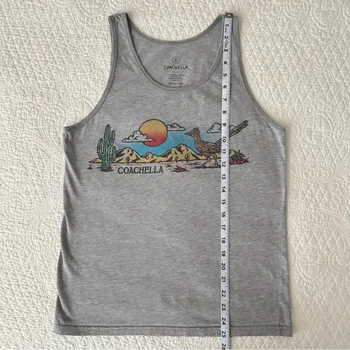 Coachella 2018 Gray Graphic Tank Top Artist Lineup Size Small