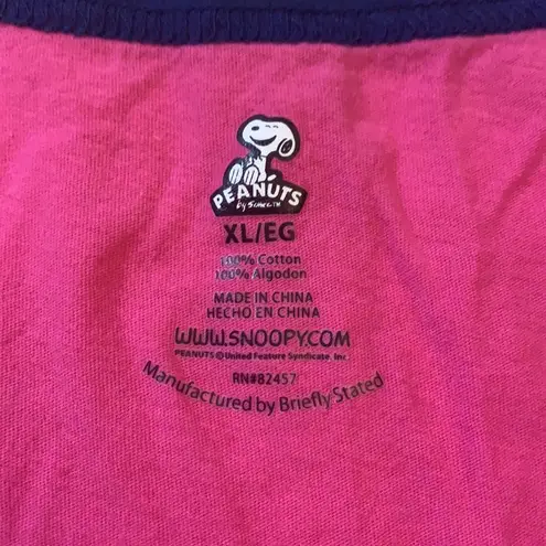 Lounge Y2K Snoopy athletic tee XL
