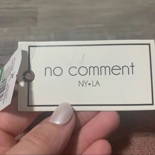 No Comment Woodrose Long Sleeve Blouse; Large