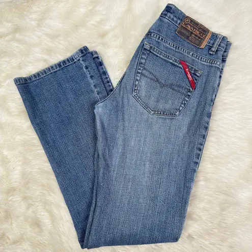 VTG 90s Y2K Z Cavaricci Dumpster Girl Baddie Low Rise Bootcut Denim Jeans 5 Blue Size undefined