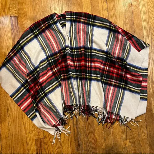 L.A.M.B. Kiltane of Scotland  NWOT Tartan Wool Cape OSFM