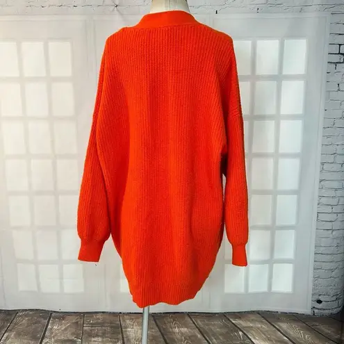 Aerie  Orange Soft & Cozy Oversized Cardigan Size M