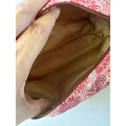 Handmade Handcrafted All Over Dandelion Like Asian Inspired Cosmetic Travel Bag