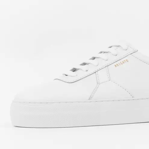 Axel Arigato platform leather sneaker size 5.5/35 White