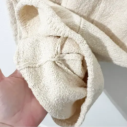 Bohme  Womens Scot Ecru Knit Shortalls Cream Overall Shorts Romper Jumper Small S