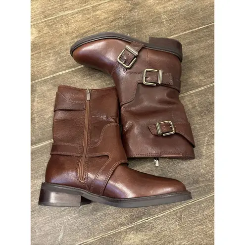 Vince Camuto  Alicenta Brown Womens Shoes Size‎ 7 Boots Moto Motorcycle Brown