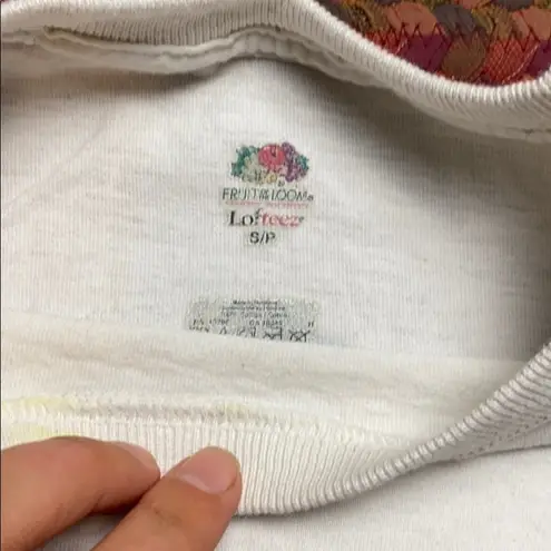 QUIRKY GRAPHIC TEE CROP TOP White