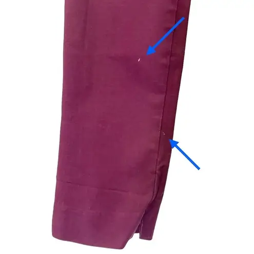 Boden Slim Straight Chino Pants in Maroon Women’s Preppy Casual Pant Size 4 Long