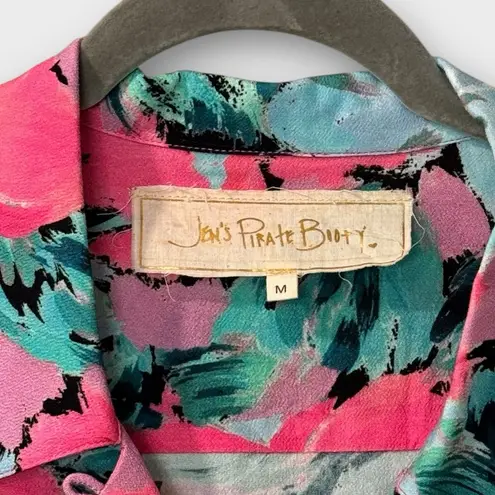 Jen's Pirate Booty Jen’s Pirate Booty Floral Button-Down Shirt