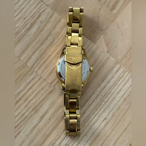 Wittnauer Longines Rare Diamond Marker Presidential Ladies Watch Gold Dial Case