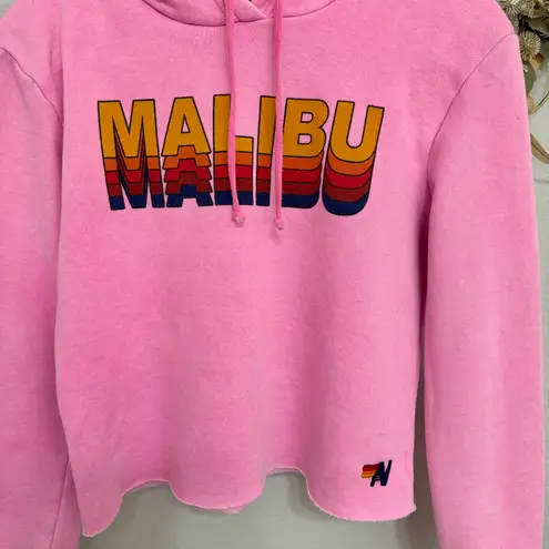 Aviator Nation Pink Malibu Chili Cook Off 2019 Sweatshirt Hoodie S