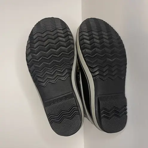 Sorel  Women's 7 Winter Carnival Pewter Gray Black Snow Boots Waterproof Faux Fur