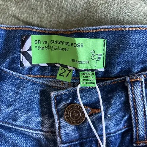 Free People  x Sandrine Rose the Virgin Label | distressed denim high-rise shorts