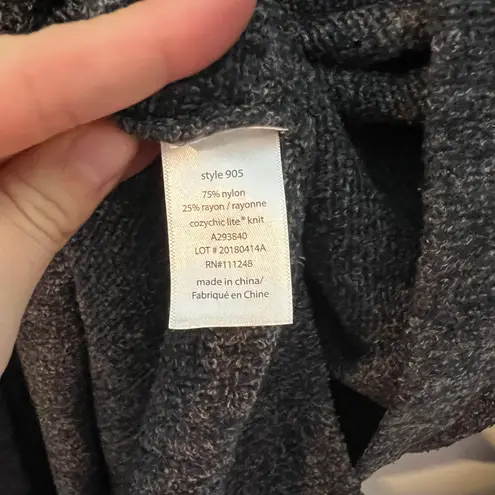 Barefoot Dreams - Cozychic Lite Resort Cardigan Charcoal Loungewear Casual