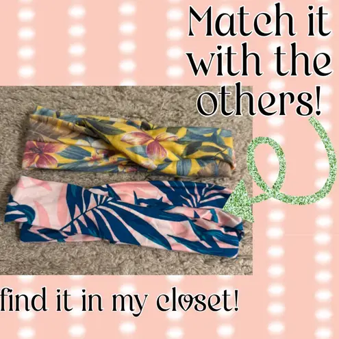 Boutique Handmade Unique Knotted Printed Headbands
