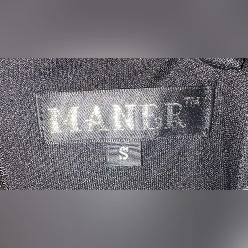 Maner Black and White Striped Dress