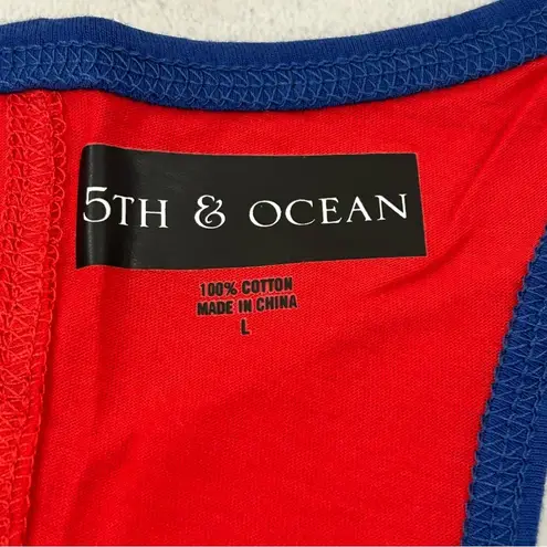 Nba Philadelphia 76ers 4 Her Basketball 5th & Ocean Blue Tank Top Shirt Women L