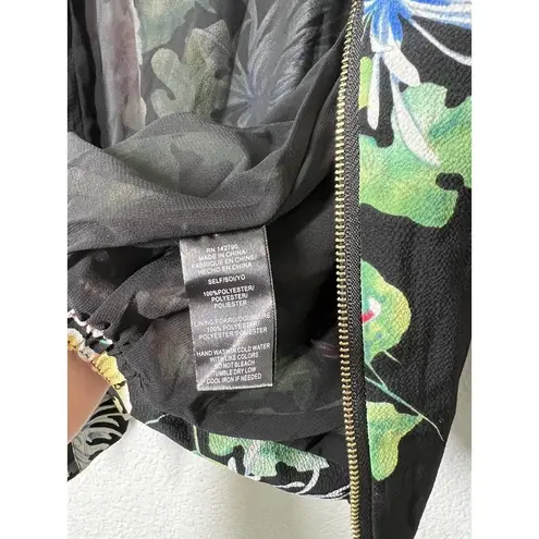 Vertigo Paris Vertigo Floral Crepe Lightweight Jacket