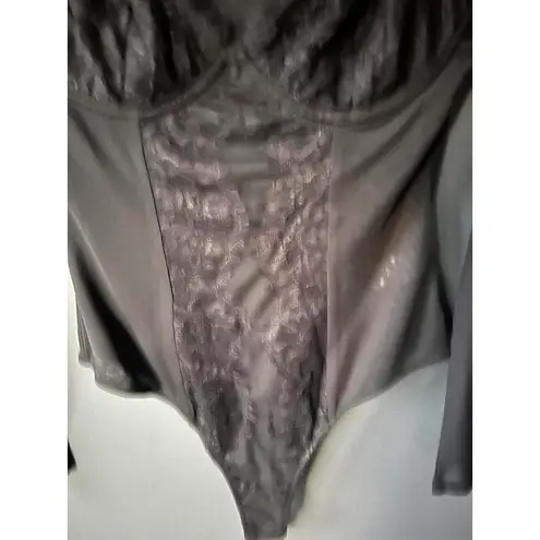 Lulus Black Long Sleeve Bodysuit