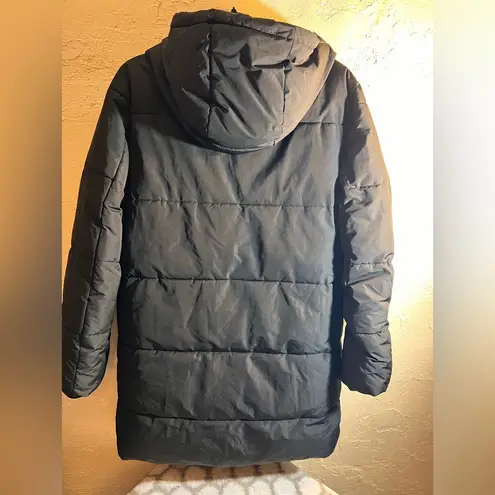 Daily Ritual Black Quilted Puffer Jacket M Size M