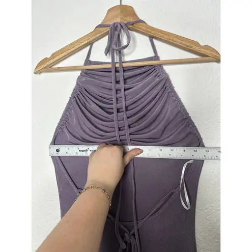 Commense Halter Open Back Maxi Dress M NWT Size M