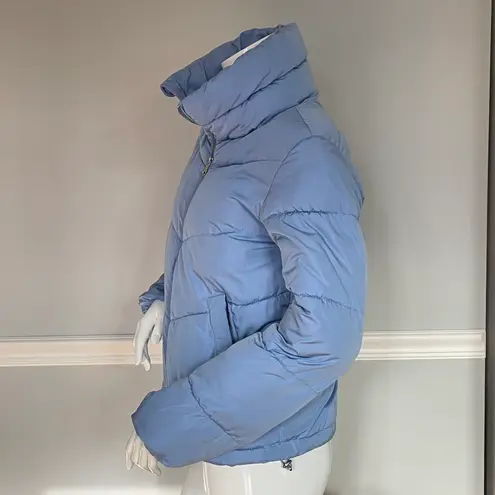Stradivarius Blue Puffer Jacket XS