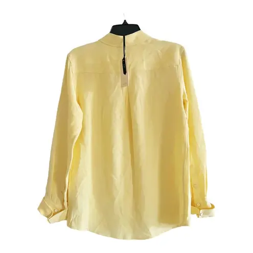 A.L.C. Suistudio Pure Silk Blouse in Light Yellow, Size EU 38, US 6, New w/Tag