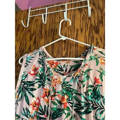 Ruff Hewn Floral Tank Top Woman’s Size PXL Multicolored