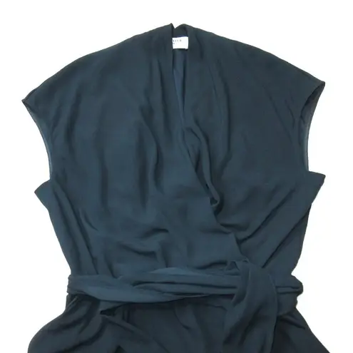 MM.LaFleur NWT The Hailey in River Green Soft Wave Wrap Waist Dress 8