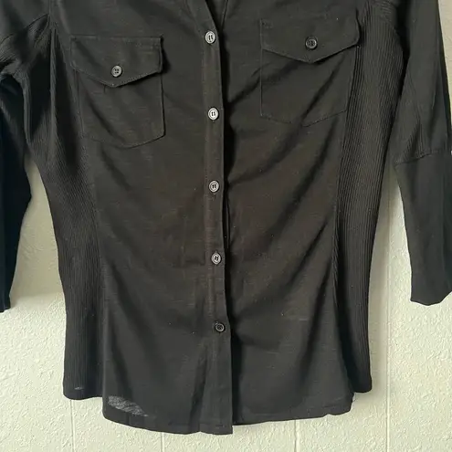 Greylin Almost Famous Top Womens Small Y2K Stretch Office Siren Career Academia Preppy