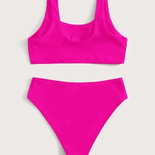 SheIn Cut-out High Waisted Bikini Swimsuit