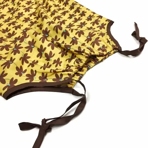 floral box dress excellent preowned Yellow Size undefined