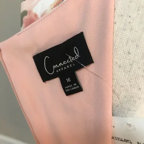 Connected Apparel NWT Floral Tiered sheath dress