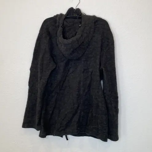 Co Op Mfg. Co. Vintage Y2K Long Sleeve Fleece Hoodie Sz M Acrylic Wool Gray Size M