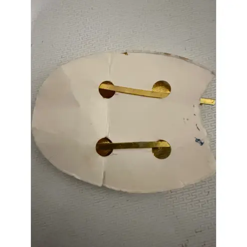 Vintage Gold Tone Pearl Hair Clips Barrettes Made in Korea Set of 2