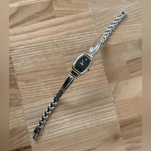 Seiko Diamond Vintage Ladies Watch Black Dial Diamond Marker Stainless Bracelet