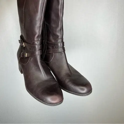 Brandolino | Size 10.5 Classic Brown Heeled Boots with Two
