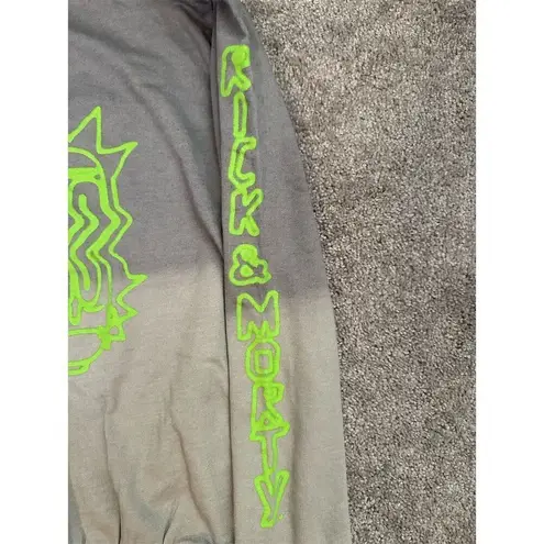 Ripple Junction Rick and Morty Warped Faces Gray Pullover Sweater Unisex Long Sleeve Crewneck - Image 2