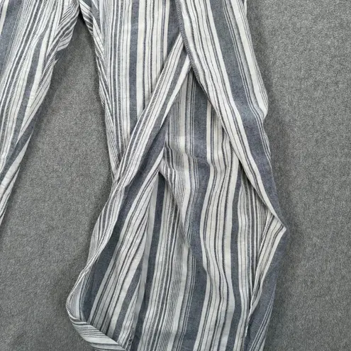 Drew Anthropologie Emerson Strapless Jumpsuit Size Small Linen Blend Striped