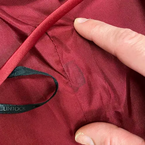 Gunne Sax Vintage Jessica McClintock Ruby Red Gown size 3/4