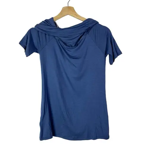 Cherish Boutique Blue The Belle Off The Shoulder Short Sleeve Top M