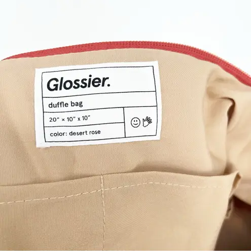 Glossier Duffle Bag Desert Rose Tan